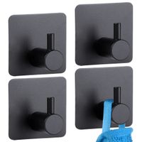 4x Wieszak Samoprzylepny na Ręcznik Ścierkę Haczyk Kuchenny Łazienkowy
