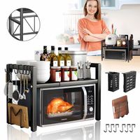 Półka Stojak na mikrofalówkę Regał kuchenny regulowany na