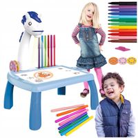 Projektor do rysowania ze stołem rzutnik tablica mazaki do nauki malowania