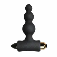 rocks-off petite sensations bubbles black - model z wibracjami, silikonowy