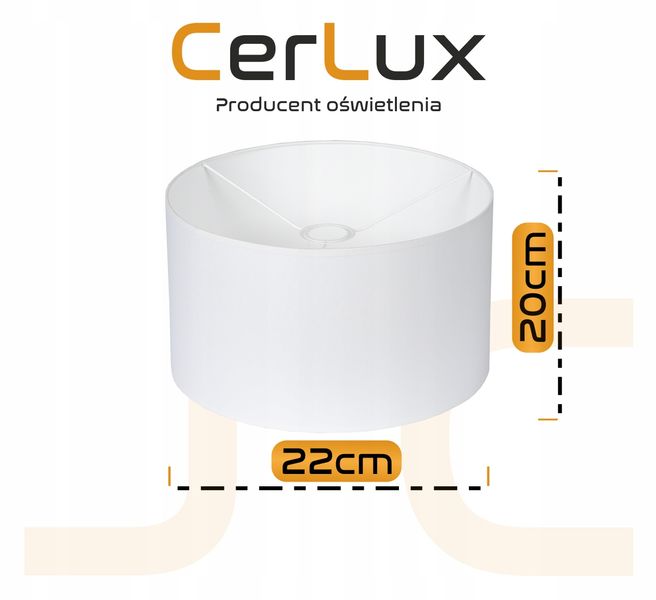 Abażur KLOSZ LAMPA 22/20cm różne KOLORY zdjęcie 2