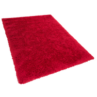 Dywan shaggy 160 x 230 cm czerwony CIDE