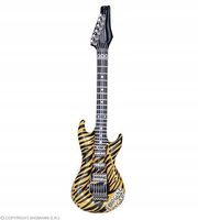 GITARA ELEKTRYCZNA ROCKOWA POMARAŃCZOWA DMUCHANA