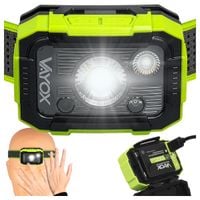 LATARKA CZOŁOWA LED AKUMULATOROWA CZOŁÓWKA USB-C HAMMER 500LM PRO VAYOX