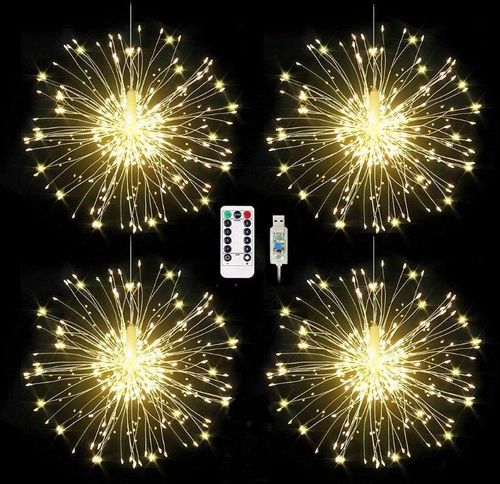 Ściemniane 4 światła Starburst w motywie fajerwerk na Arena.pl