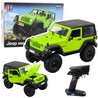 Auto Terenowe Zdalnie Sterowane RC Jeep Wrangler Rock Crawler Zielony 1:14