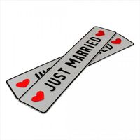 Ślubne tablice rejestracyjne JUST MARRIED