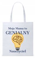 Dla Mamy Mamusi Prezent Torba Eco Biała Shopper Z Nadrukiem Ze Zdjęciem