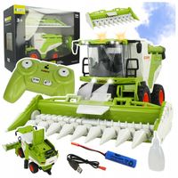 Zdalnie sterowany KOMBAJN na Pilota Maszyna rolnicza traktor Światła Dymi