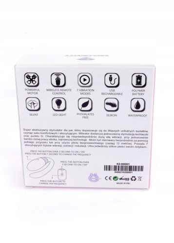 Stymulator-V-Vibe Pink USB 7 Function z pilotem na Arena.pl