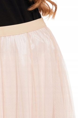 Spódnica Damska Tiulowa Midi Dwuwarstwowa Zwiewna Wygodna S/M MORAJ na Arena.pl