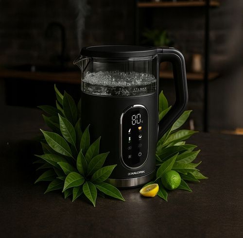 CZAJNIK ELEKTRYCZNY REGULACJA TEMPERATURY DIGITAL CZARNY 1,7L 2200W na Arena.pl