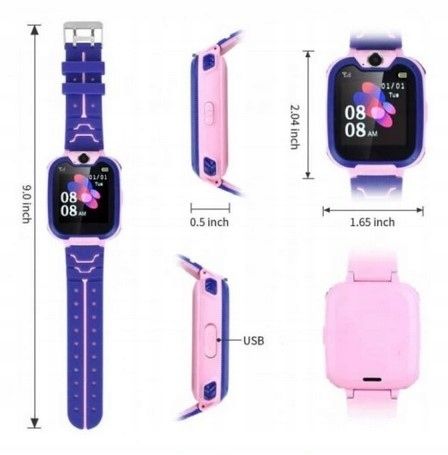NIEBIESKI SMARTWATCH CRAFT + DRUKARKA TERMICZNA + PAPIER TERMICZNY zdjęcie 14