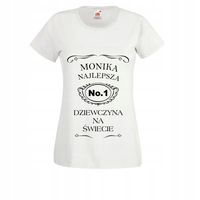 KOSZULKA dla niej z imieniem Najlepszej dziewczyny