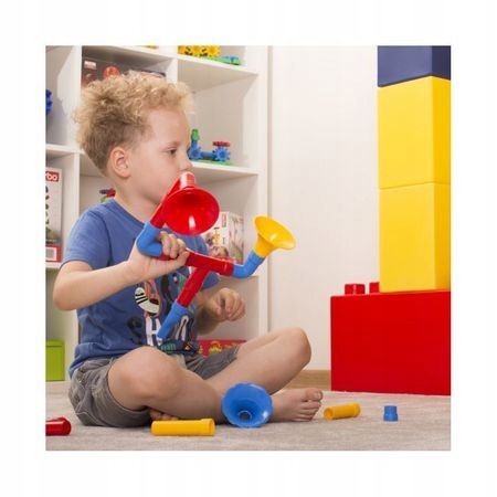 KORBO RUCHOME KLOCKI Basic 180 el + trombele 17 el zdjęcie 9