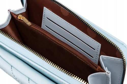 błękitna mini torebka damska z odczepianym przednim panelem - rovicky na Arena.pl