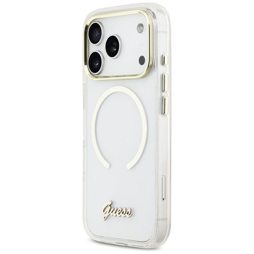 etui guess iml script metal magsafe do   iphone 17 pro przezroczysty na Arena.pl