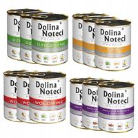 DOLINA NOTECI Premium Mokra karma dla psa MIX SMAKÓW 12x800g