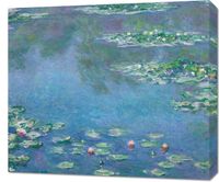 Obraz 70x60cm Water Lilies, Monet Vintage do Salonu