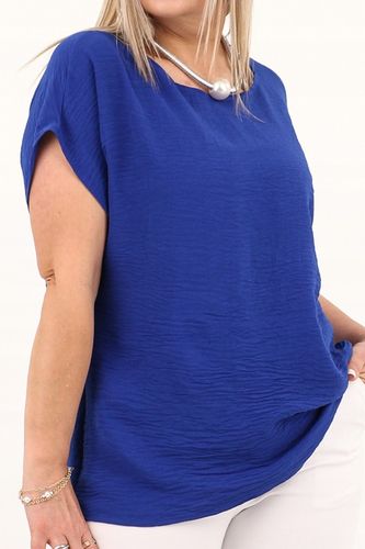 Bluzka elegancka gładka kimono POLSKI PRODUCENT duże rozmiary oversize na Arena.pl