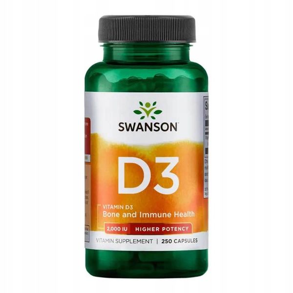 WITAMINA D3 2000 iu 250 KAP SWANSON zdjęcie 3