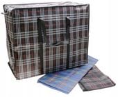 Torba DUŻA BAZAROWA Ruska Do Handlu Zakupowa Na Zamek 60x50x30cm 4093