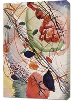 Obraz 60x90cm Aquarell Print, Wassily Kandinsky Vintage do Salonu