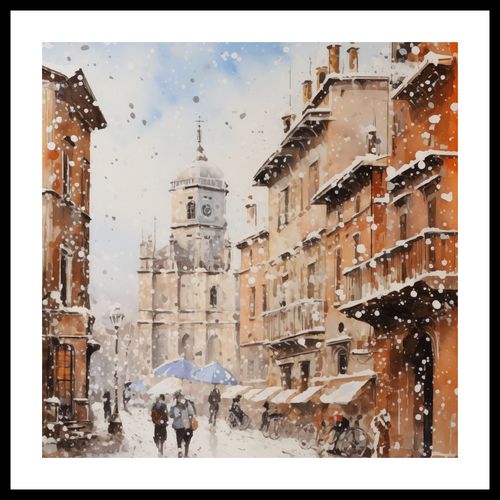 Plakat 40x40cm Urok Starych Miast na Arena.pl