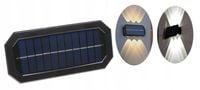 LAMPA SOLARNA Na Ścianę Halogen LED Z CZUJNIKIEM Zmierzchu Ścienna A6085