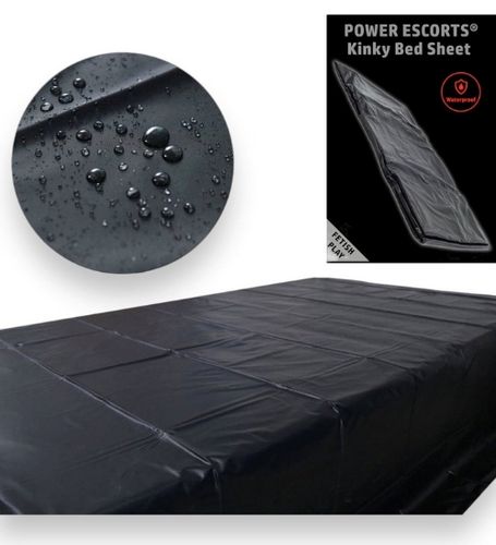 Czarne wodoodporne prześcieradło na Arena.pl