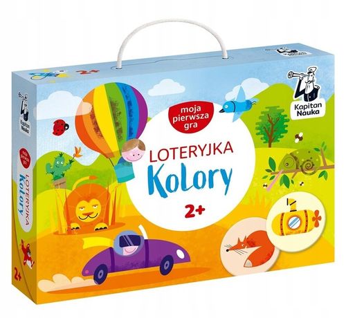 Gra Loteryjka Kolory Edukacyjna Dla Najmłodszych Dzieci 2+ Kapitan Nauka na Arena.pl