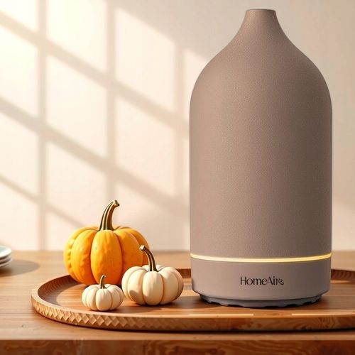 Dyfuzor Zapachowy Ceramiczny Aromaterapia CICHY Lampka Led 7 barw na Arena.pl