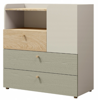 Komoda 3 Do Pokoju Młodzieżowego 90cm Eukaliptus YOKO JR-3 Kolory Do Wyboru