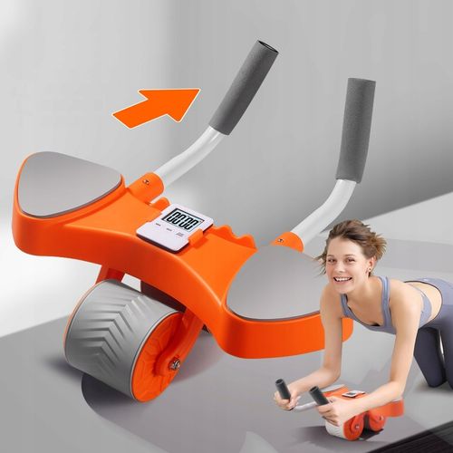 Kółko Roller Z Automatycznym Odbiciem Do ćwiczen Mięśni Brzucha z matą na Arena.pl