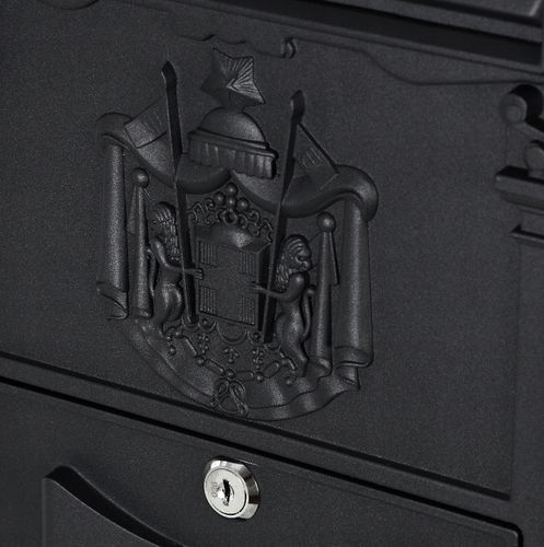 SKRZYNKA POCZTOWA NA LISTY POCZTĘ RUSTYKALNA RETRO VINTAGE CZARNA na Arena.pl