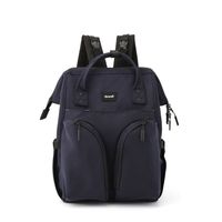 duży, granatowy plecak damski z poliestru - himawari