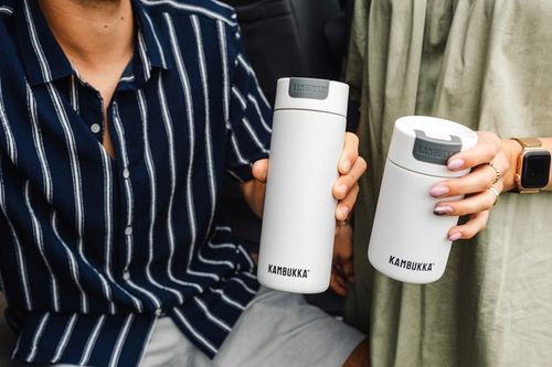 Kambukka kubek termiczny Olympus 500ml Marshmallow white kubek z pokrywką na Arena.pl