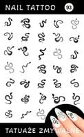 Tatuaże na paznokcie (zmywalne)