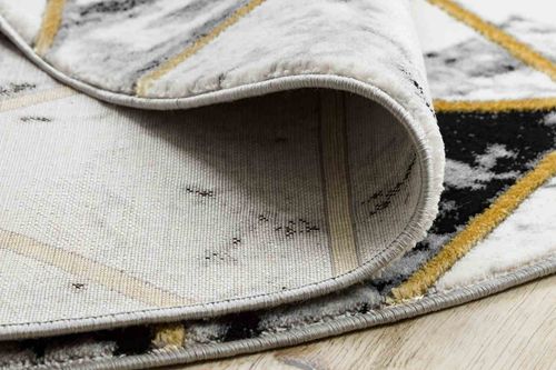 RUG/LU/ESTEMA/MARBLETRIANGLES/BLACK+GOLD/R120 na Arena.pl
