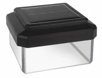 SOLARNA LAMPA LED NAKŁADKA NA SŁUPEK PŁOT OGRODZENIE SCHODY LAMPKA OGRODOWA