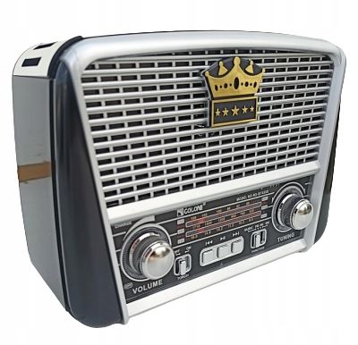 RADIO RETRO PRZAENOŚNE KUCHENNE SOLAR BLUETOOTH AKUMULATOR USB na Arena.pl