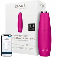 Masażer liftingujący do twarzy Geske MicroCurrent Face Lift Pen 6w1 Różowy