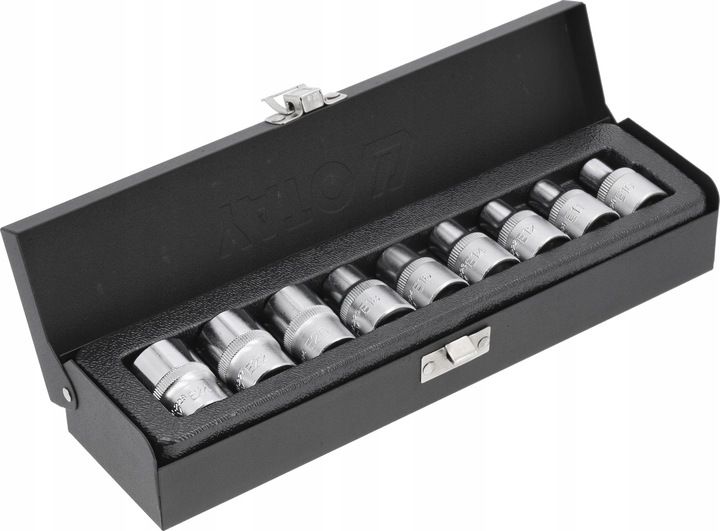 Klucze nasadowe Torx 9szt. 1/2'' - YT-0521 zdjęcie 1