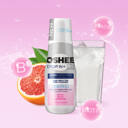 2x Hydrokoncentrat OSHEE DROP IN ZERO Elektrolity Witaminy Grejpfrut 500 ml na Arena.pl