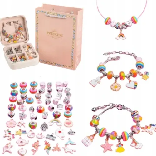 ZESTAW DO ROBIENIA BRANSOLETEK NASZYJNIKÓW PREZENT na Arena.pl