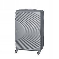 BETLEWSKI Walizka podróżna na wyjazd wakacje mocny suwak boczny uchwyt