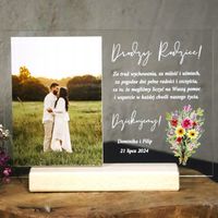 PODZIĘKOWANIE DLA RODZICÓW Prezent na ŚLUB dla rodziców Z TWOIM ZDJĘCIEM