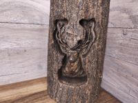 Obraz drewniany z korą JELEŃ rogacz na prezent EDYCJA LIMITOWANA dąb