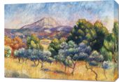Obraz 70x50cm Montagne Sainte-Victoire, Pierre-Auguste Renoir