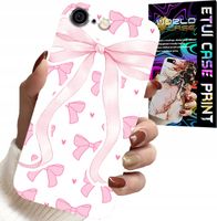 ETUI DO IPHONE 6 / 6S - RÓŻOWE WSTAZKI WSTĄZKA MODNE WZORY CASE